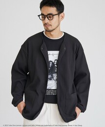 舒適剪裁華夫格開襟衫