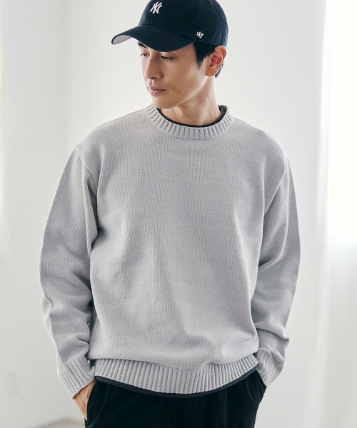 仿層次毛線針織