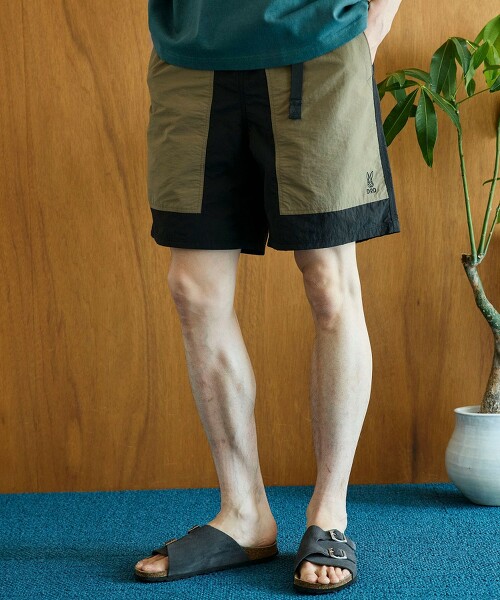 【預購】【DOD】拼色尼龍短褲