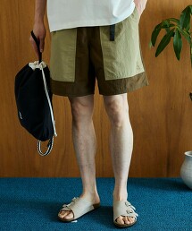 【預購】【DOD】拼色尼龍短褲