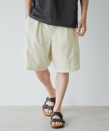 細格紋防撕裂6口袋工裝短褲