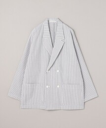 泡泡紗雙排釦外套