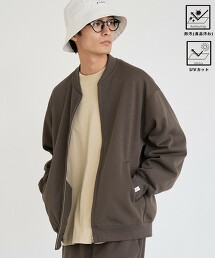 Clean Plus 抗UV防污漬拉鍊運動短外套