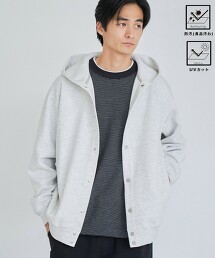 Clean Plus 抗UV防污漬運動暗釦連帽衫