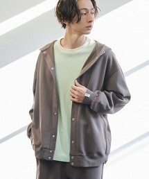 Clean Plus 抗UV防污漬運動暗釦連帽衫