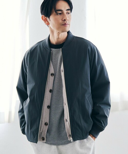 Heat Shelter 防潑水拉鍊保暖短外套