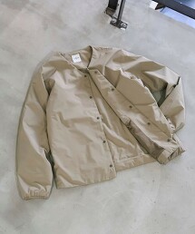 防潑水防風無領開襟衫