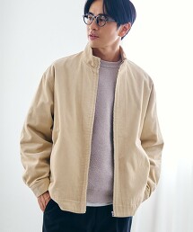 燈芯絨立領短外套