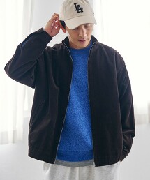 燈芯絨立領短外套