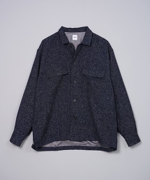 台灣限定 花式紗粗呢CPO襯衫外套