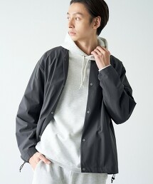 彈性多機能尼龍無領外套