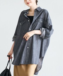 牛仔西部寬鬆襯衫