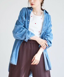 牛仔西部寬鬆襯衫