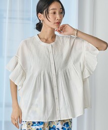 MARKET袖褶邊襯衫
