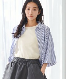 棉質涼爽短袖襯衫