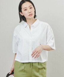 棉嫘縈七分袖襯衫