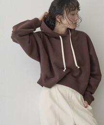 【Feel Soft】短版雙面微刷毛連帽上衣