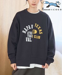 PENNEYS特別訂製 重製風拼接毛圈布衛衣