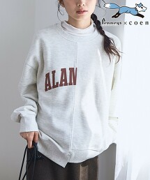 PENNEYS特別訂製 重製風拼接毛圈布衛衣