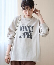 多色LOGO印花長袖T恤