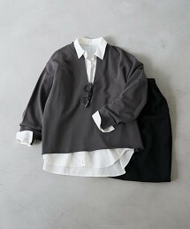 開口領衛衣