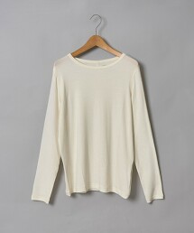 【Feel Soft】羊毛混紡羅紋圓領上衣 