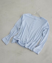 【Feel Soft】羊毛混紡亨利領羅紋上衣 