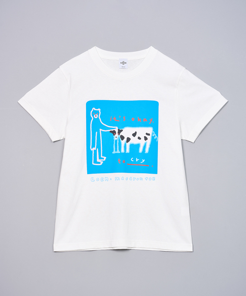 馬卡龍腳趾 Macaron TOE × coen 哭哭牛T恤 女款