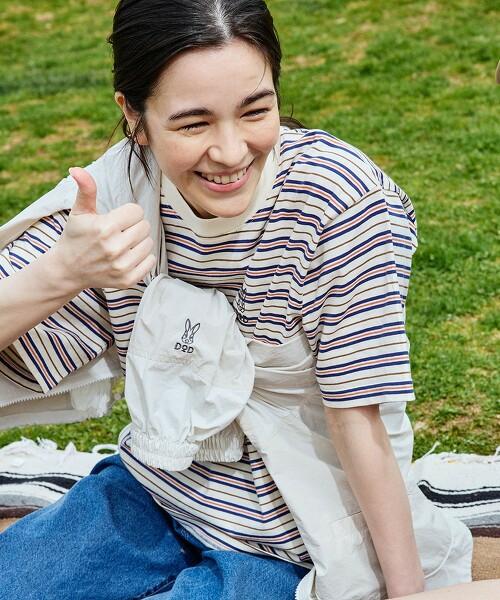 【預購】【DOD】復古條紋短袖T恤