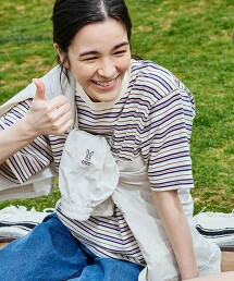 【預購】【DOD】復古條紋短袖T恤