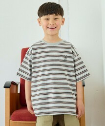 【預購】【DOD】KIDS復古條紋短袖T恤