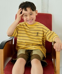 【預購】【DOD】KIDS復古條紋短袖T恤