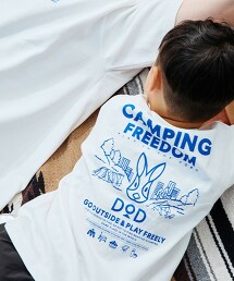 【預購】【DOD】KIDS露營短袖T恤