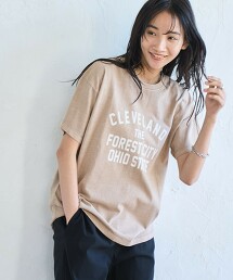 印染LOGO拼色合身T恤