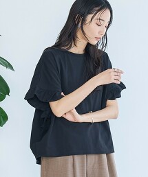 【WELLTECT】USA美國棉褶邊袖上衣