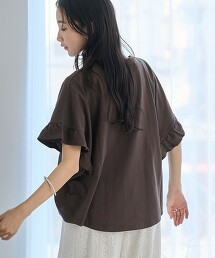 【WELLTECT】USA美國棉褶邊袖上衣