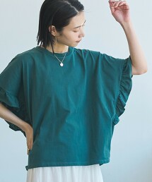 【WELLTECT】USA美國棉褶邊袖上衣