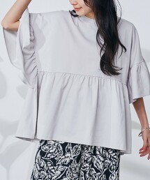 WELLTECT USA蛋糕下擺褶邊上衣