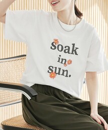 【Suu聯名】花朵LOGO印花T恤