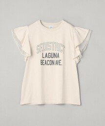 【網路限定】薄紗層次荷葉邊T恤