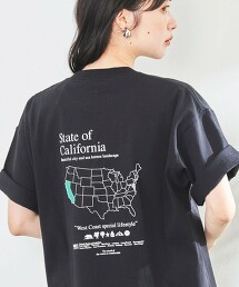 加州風情 美國地圖T恤