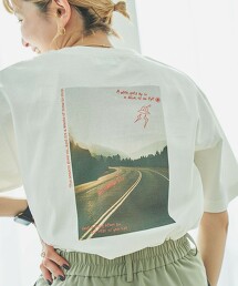 ROAD PHOTO 印刷 T恤