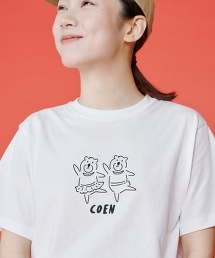 台灣限定 coen bear 插畫短袖T恤 女款