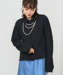 爆米花短版襯衫