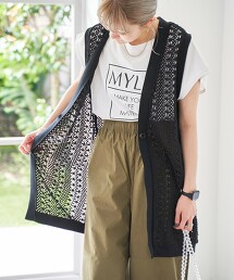 蕾絲 長版背心