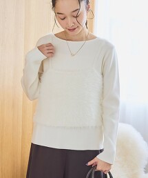 【成套單品】刷毛吊帶背心針織衫