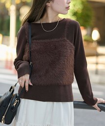 【成套單品】刷毛吊帶背心針織衫