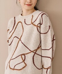 藝術線條緹花針織