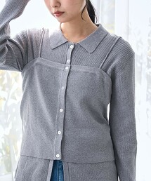 全針編織吊帶背心