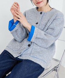 雙面布料仿外套針織衫